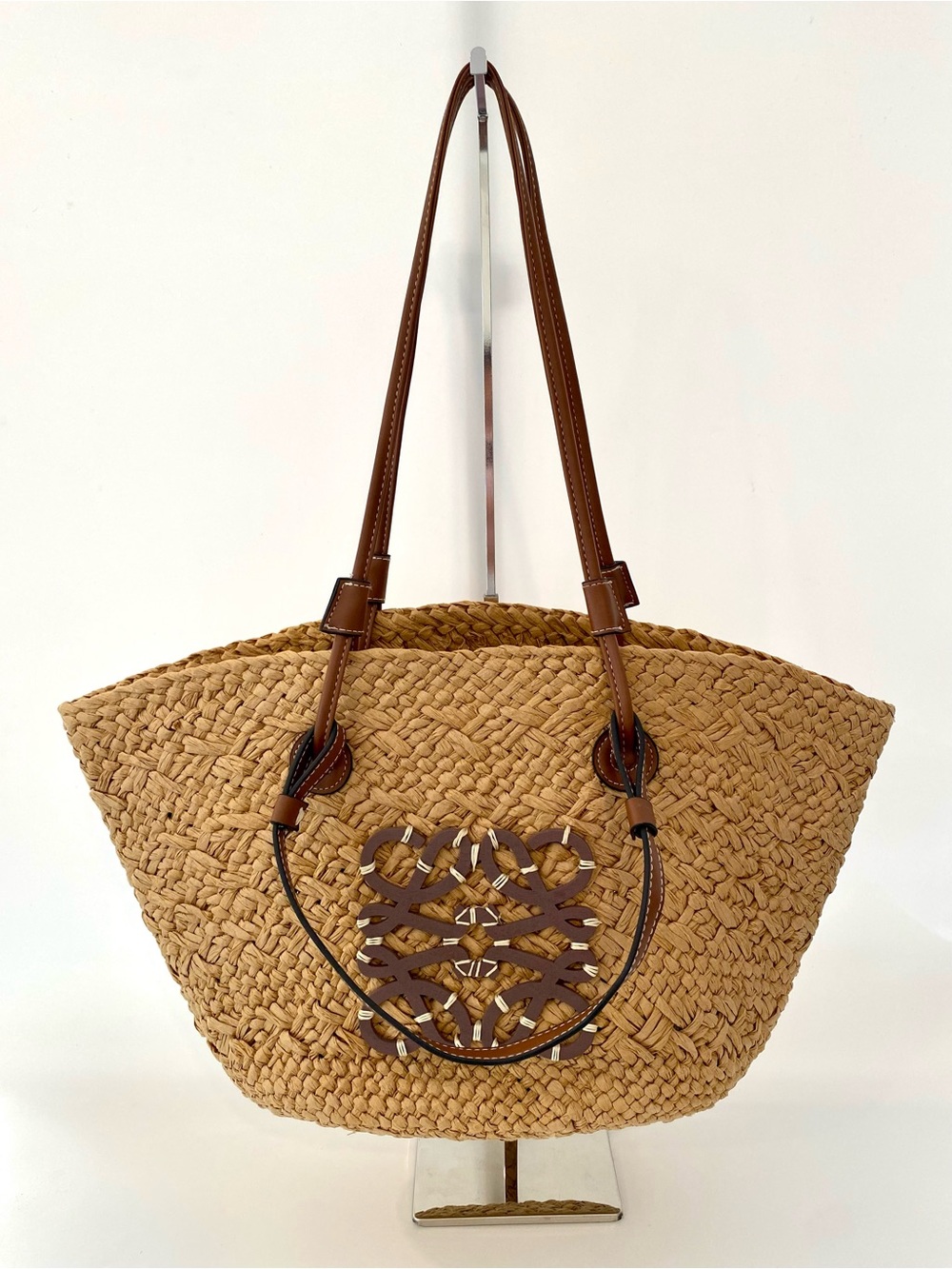 Woven Straw Tote Bag